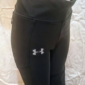 Under Armour Compression Heat Gear Running Leggings Medium Black